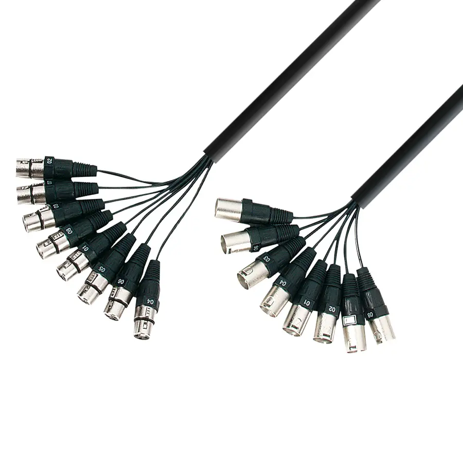 Multikabel 8x8 xlr-xlr 3m 