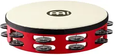 Meinl TAH-2-BK-R-TF Tour Tamburin m/Skinn, Dobbel, Enkel (M)