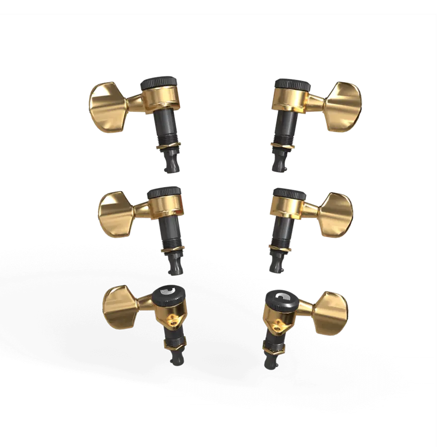 Planet Waves PWAT-333L, AutoTrim mekanikk, 3+3 Large Button- Gold 