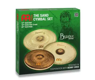 Meinl Byzance Cymbal Set Vintage Sand Benny Greb