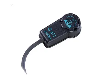 AKG C411PP kontaktmikrofon, 48V adapter