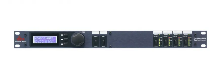 dbx 640m ZonePRO digital systemkontroller for installasjon 