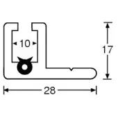 Adam Hall 19" Parts 6169 - Rack Strip aluminium 