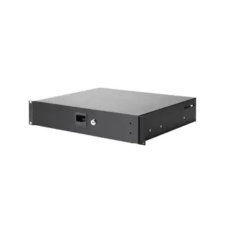 Adam Hall 19" Parts 87402 A - Rack Drawer 2 U aluminium