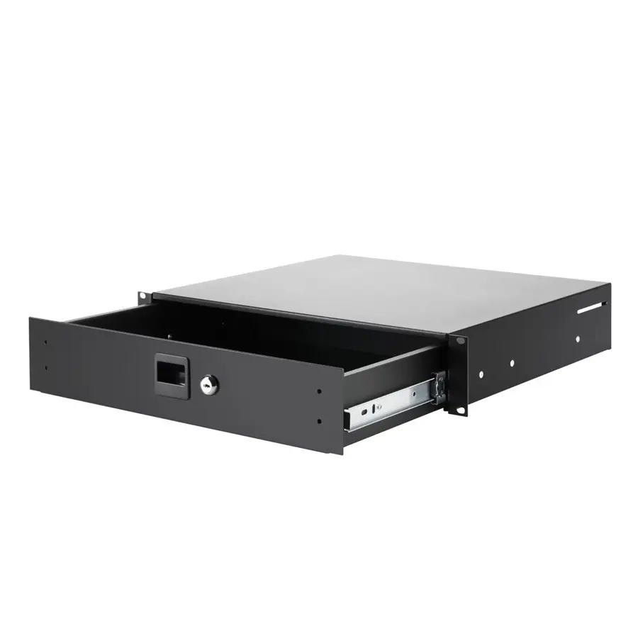 Adam Hall 19" Parts 87402 A - Rack Drawer 2 U aluminium 