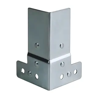 Adam Hall Hardware 40405 - Corner Brace 50 x 80 cranked