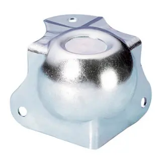 Adam Hall Hardware 41261 - Ball Corner medium cranked 30 mm