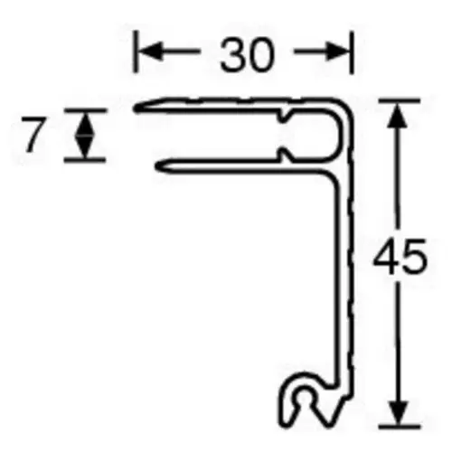 Adam Hall Hardware 6104 - Aluminium Lidmaker for 7 mm Materi 