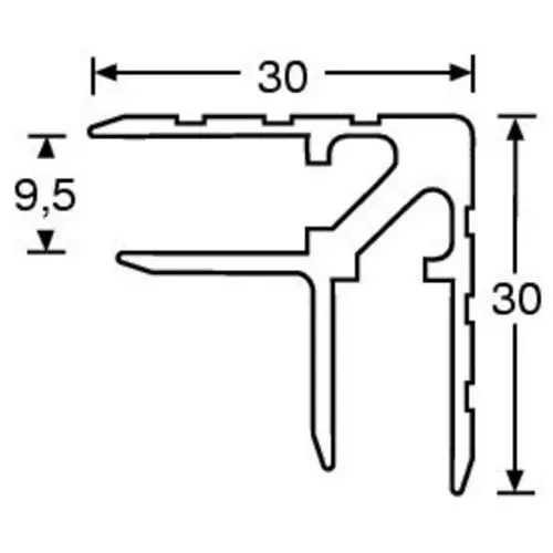 Adam Hall Hardware 6107 - Aluminium Casemaker for 9.5 mm Mat 