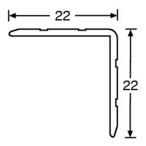 Adam Hall Hardware 6109 - Aluminium Case Angle 22 x 22 mm 