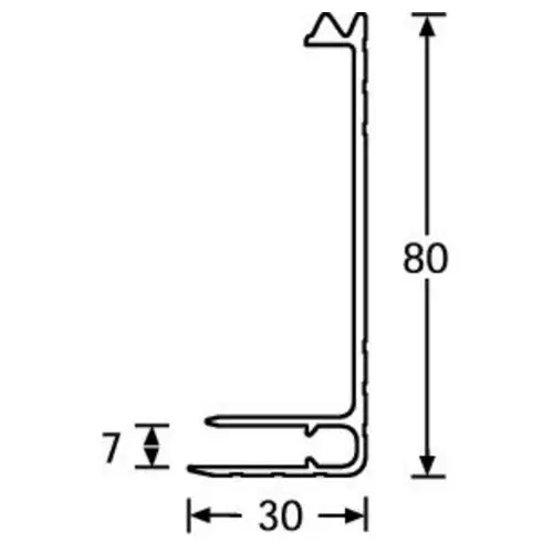 Adam Hall Hardware 6112 - Aluminium Basemaker for 7 mm Mater 