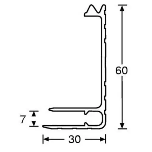 Adam Hall Hardware 6122 - Aluminium Basemaker for 7 mm Mater 