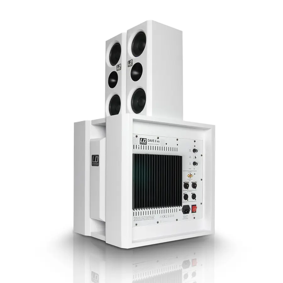 LD Systems DAVE 8 XS W Compact 8" active multimedia system 