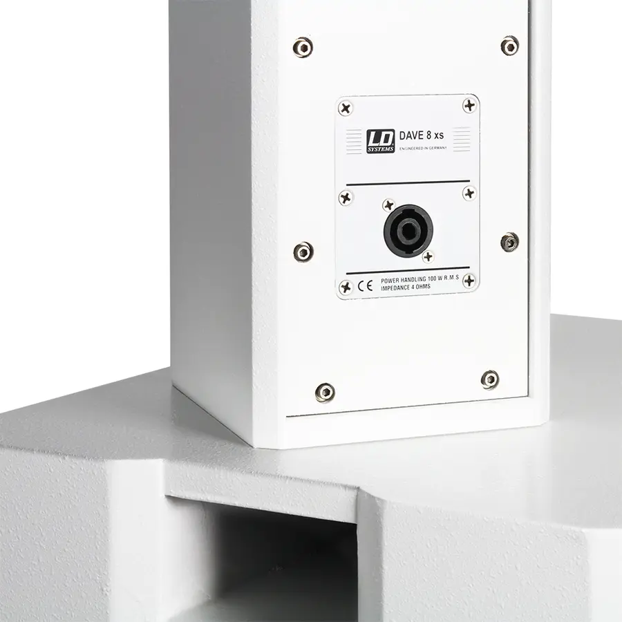LD Systems DAVE 8 XS W Compact 8" active multimedia system 