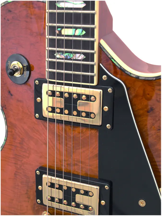 DIMAVERY LP-700 E-Guitar,  Honey hi-gloss 