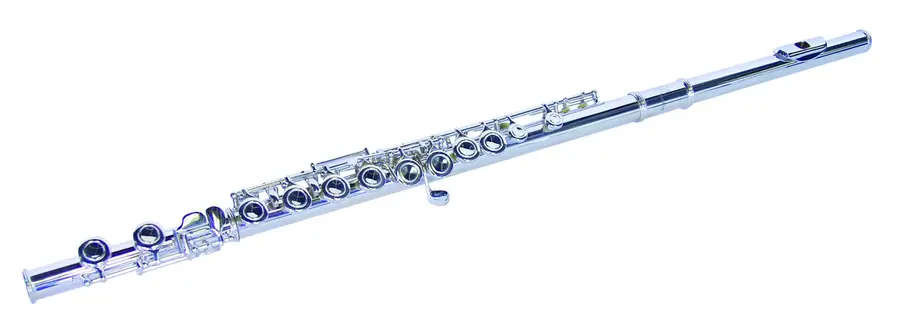 DIMAVERY QP-10 C Flute, silver-plated 