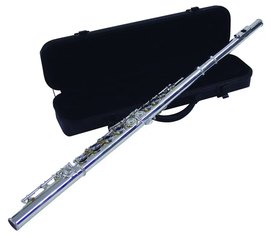 DIMAVERY QP-10 C Flute, silver-plated 