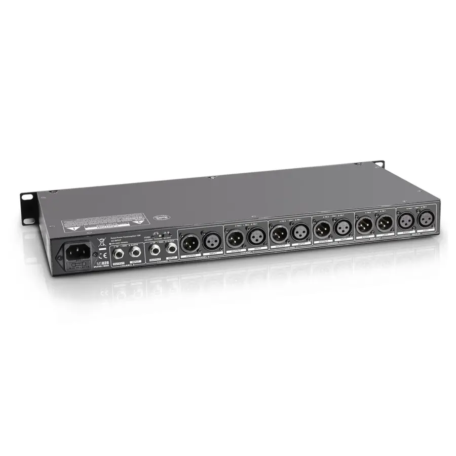 LD Systems MS 828 - 19" 8-Channel Splitter/Mixer 