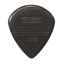 Dunlop 471P3S MAXGRIP Jazz III "Black Stiffo" Plekter 6-pakning