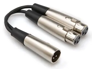 Hosa Y-Kab XLRM/2XLRF