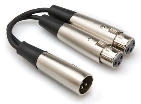 Hosa Y-Kab XLRM/2XLRF 