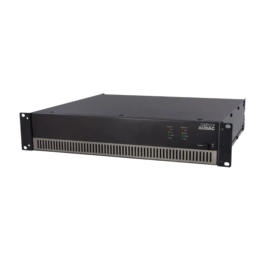 Audac CAP 224 - 100 V Power Amplifier 2-channel 240 W 