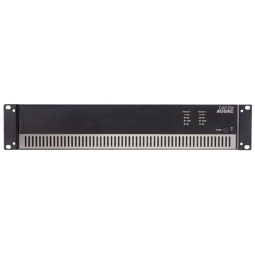 Audac CAP 224 - 100 V Power Amplifier 2-channel 240 W 