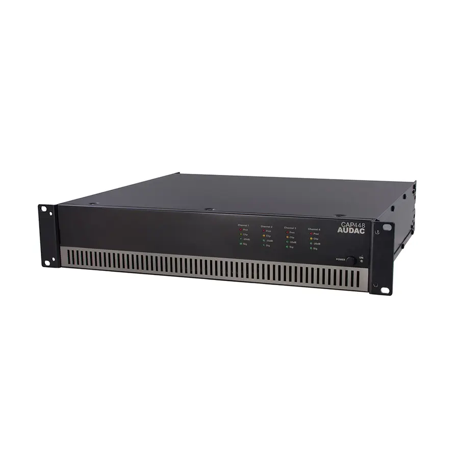 Audac CAP 448 - 100 V Power Amplifier 4-channel 480 W 