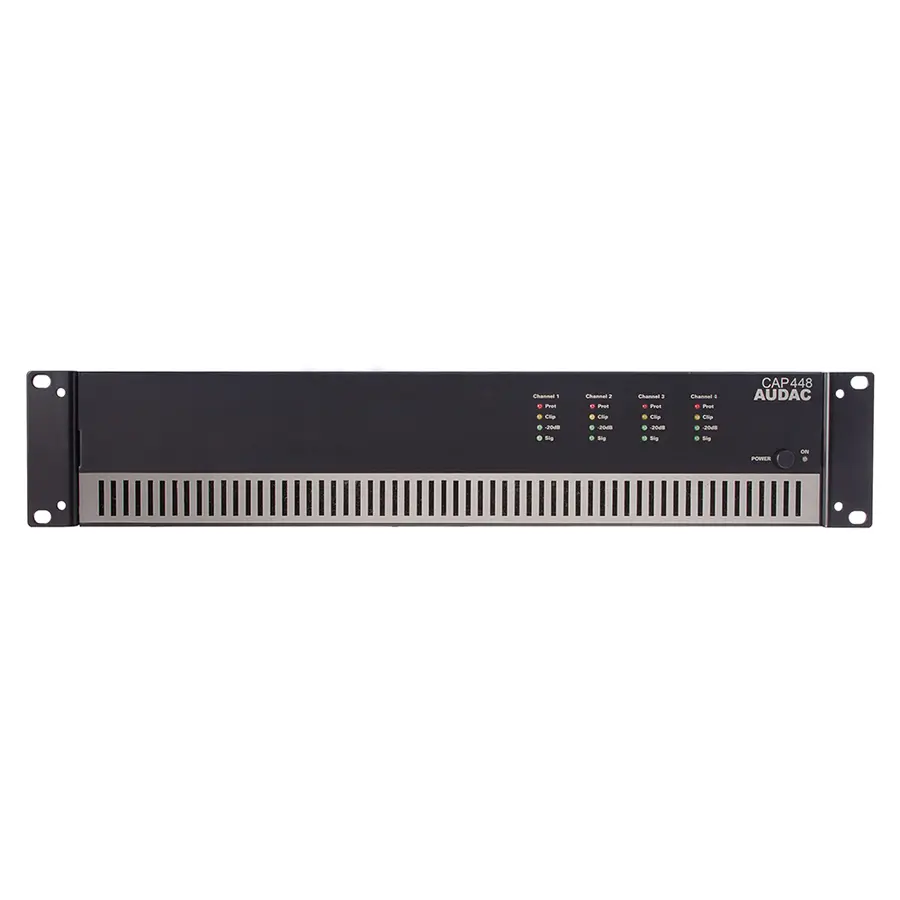 Audac CAP 448 - 100 V Power Amplifier 4-channel 480 W 