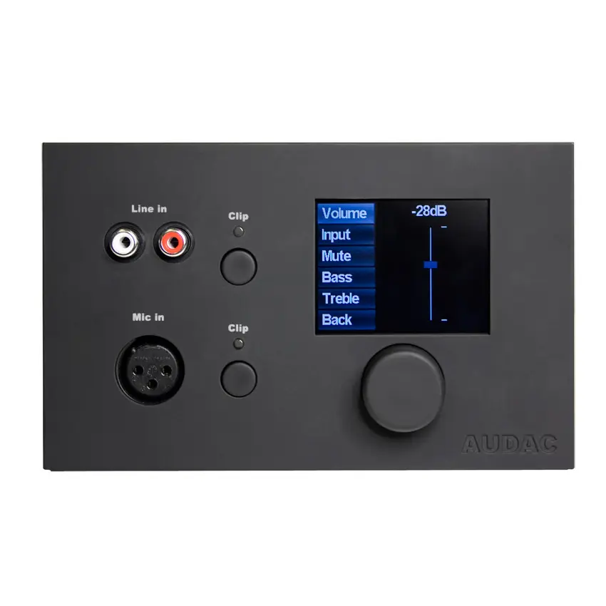 Audac MWX 65 B - All-in-one Wall Panel for MTX 48 / 88 black 