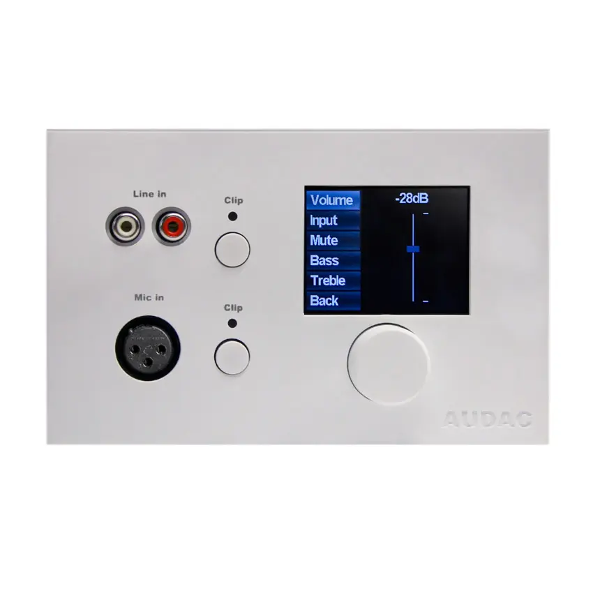 Audac MWX 65 W - All-in-one Wall Panel for MTX 48 / 88 white 