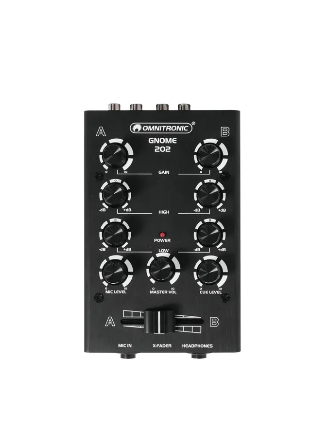 OMNITRONIC GNOME-202 Mini mixer black 