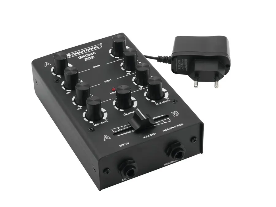 OMNITRONIC GNOME-202 Mini mixer black 