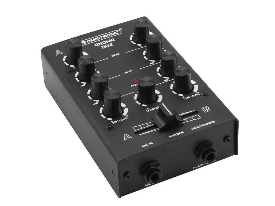 OMNITRONIC GNOME-202 Mini mixer black 