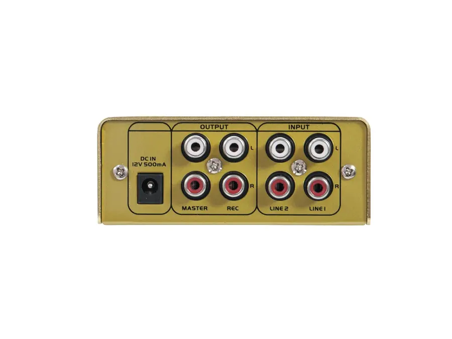 OMNITRONIC GNOME-202 Mini mixer gold 