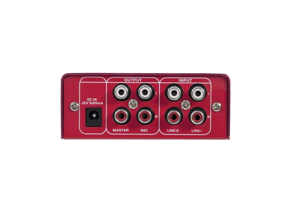 OMNITRONIC GNOME-202 Mini mixer red 