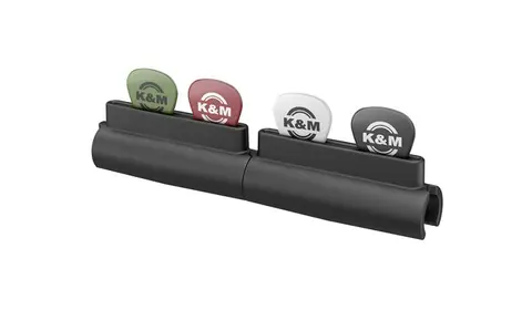 K&amp;M 14510 Plekterholder inkludert 4 stk 0.81 mm plekter