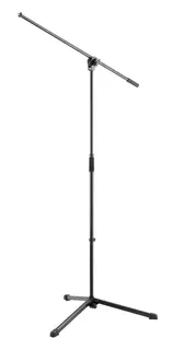 K&amp;M 25400 Mikrofonstativ med galge, Sort