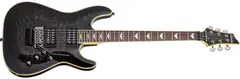 Schecter Omen Extreme-FR (STBLK) See-Thru Black