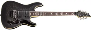 Schecter Omen Extreme-FR (STBLK) See-Thru Black