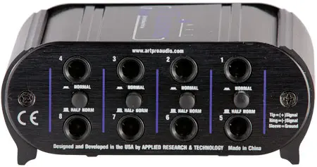 ART Tpatch Eight Point Balanced Patch Bay 