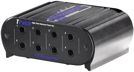 ART Tpatch Eight Point Balanced Patch Bay 