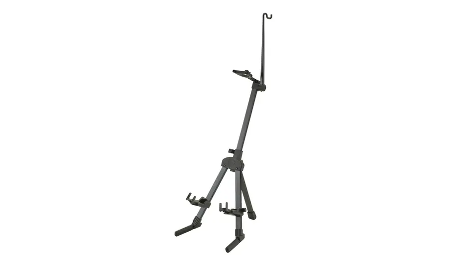 K&M 15530 Fiolinstativ Sort 