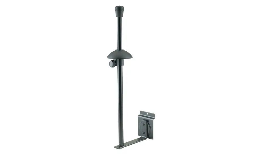 K&M 44250 Product holdertrombone, black for slatwall 