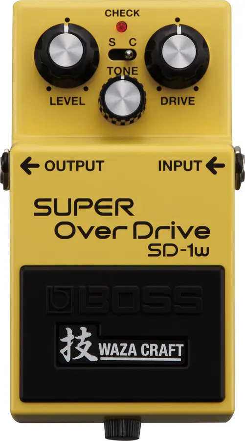 Boss SD-1W Superoverdrive pedal Waza Craft 