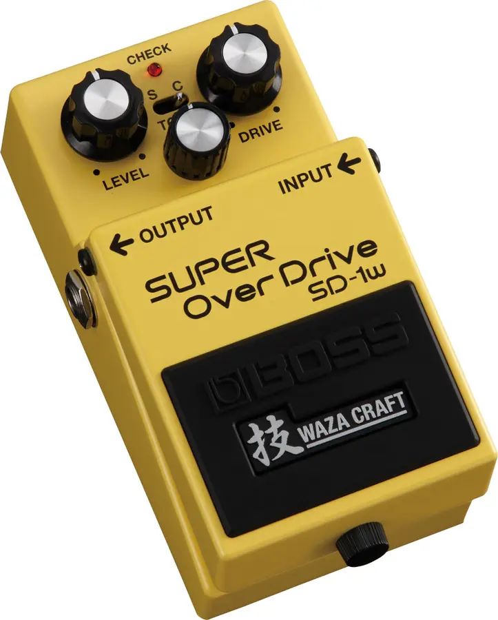 Boss SD-1W Superoverdrive pedal Waza Craft 