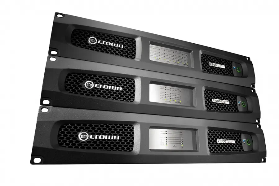 Crown DCi2 1250 installasjonsforst. 2 x 1250W i 4ohm/70/100V 