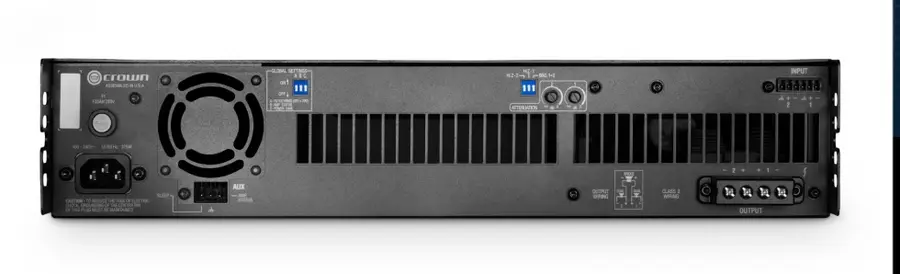 Crown DCi2 1250 installasjonsforst. 2 x 1250W i 4ohm/70/100V 