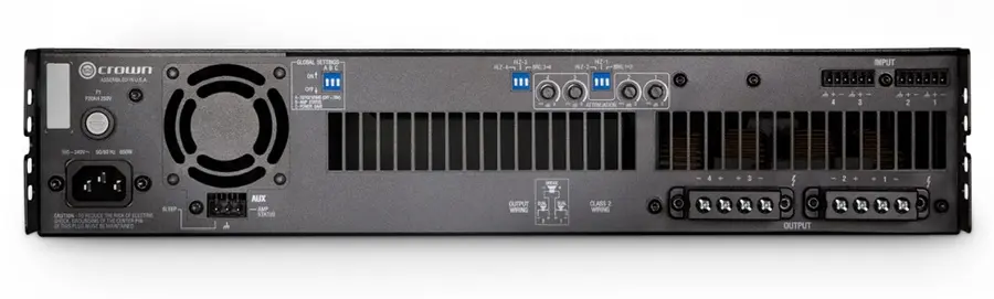 Crown DCi4 1250 installasjonsforst. 4 x 1250W i 4ohm/70/100V 
