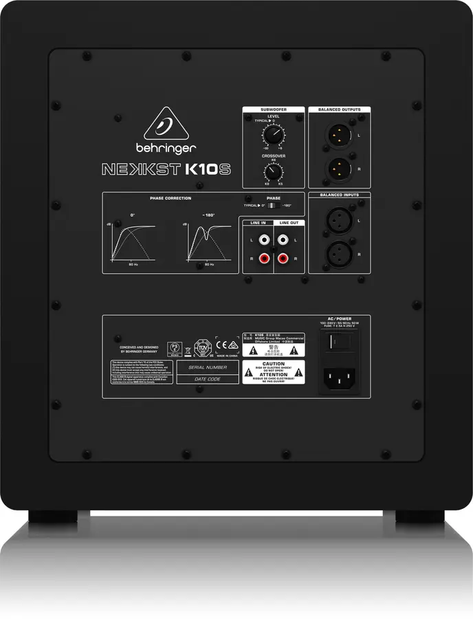 Behringer NEKKST Subwoofer K10S 